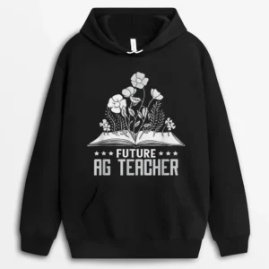 AG Teacher Future Farmer Agriculture Teacher Hoodie - Black