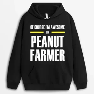 Awesome Peanut Farmer Hoodie - Black