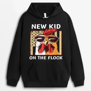 Chicken Design Chicken Farm Hoodie - Black