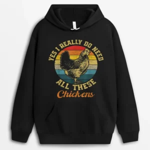 Chicken Farmer Farm Hoodie - Black