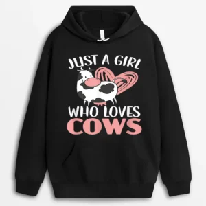 Cow Mom Heifer Cow Whisperer Cow Farming Animal Farmer Farm Hoodie - Black