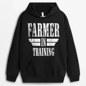Farmer In Training Future Farmer Hoodie - Black