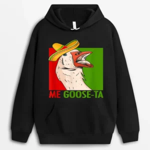 Funny Me Goose Ta Pun For Mexican Poultry Farmer Hoodie - Black