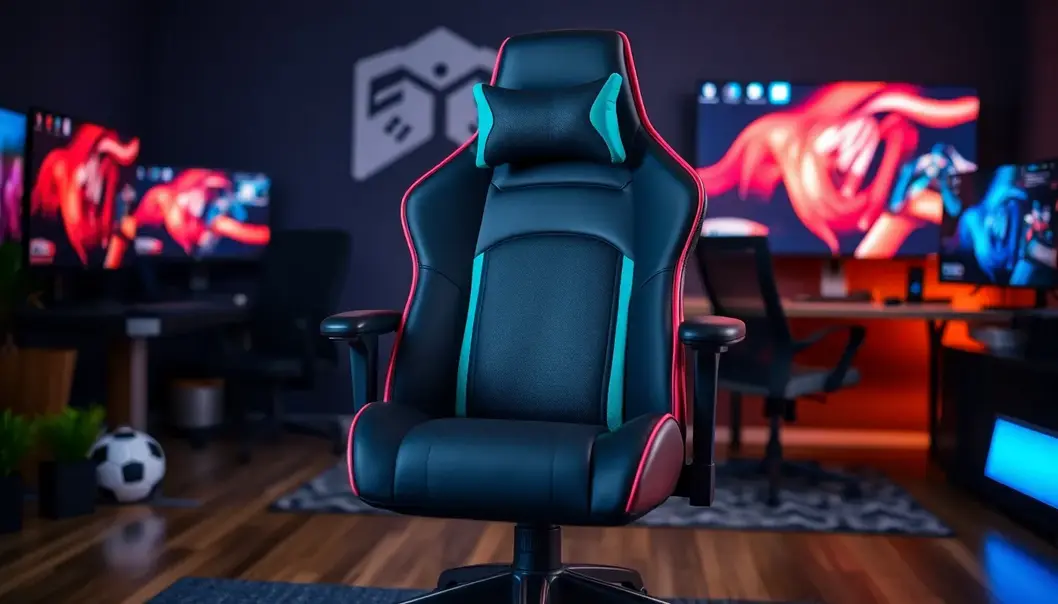 A stylish gaming headset that combines luxury materials and modern design.