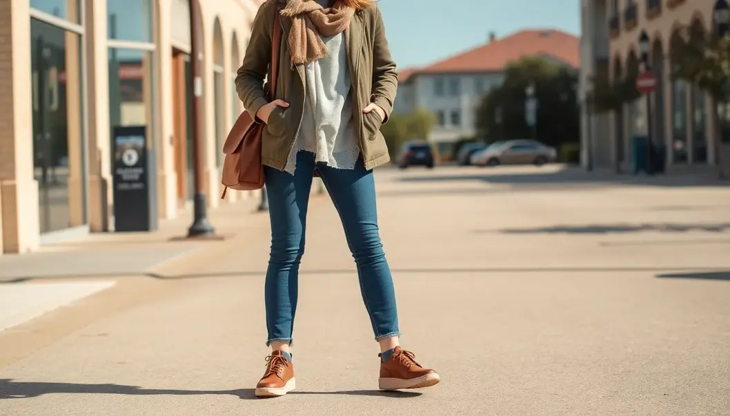 A chic and relaxed casual weekend look.